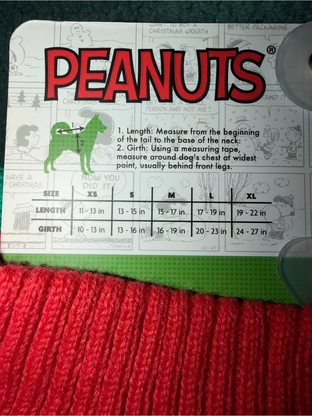 Peanuts Snoopy 'Happy Holidays' Pet Sweater & Toy Set!